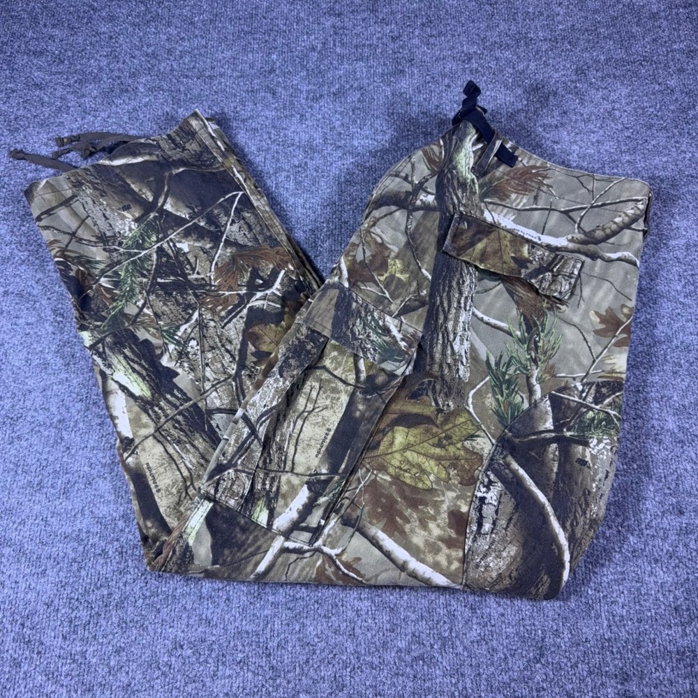 Cabelas Mens XL Reg Realtree AP Camo Cargo Pants Hunting Outdoor 931873